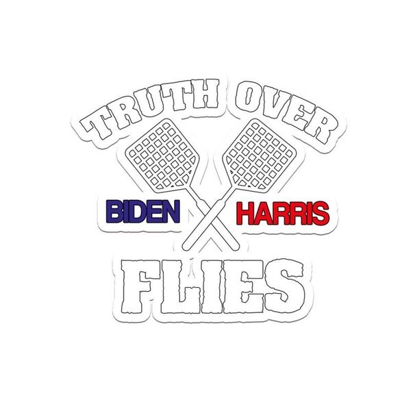 

truth over lies biden fly swatter debate sticker waterproof christmas decoration truth over high visibility items with price sqcqll pingtoy