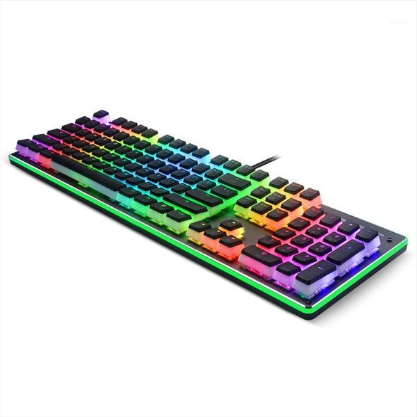 

keyboards gaming keyboard mechanical keycaps double s backlit pudding keycap set with puller for diy cherry mx game keyboard1