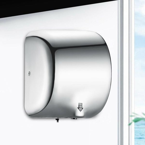 

hand dryers automatic electric towel, stainless steel, bathroom dryer 1800w, air jet speed 90m / s, wall pocell1