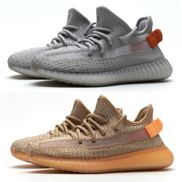 

find v2 kids shoes kanye west baby boy sneaker children trainers in tail light lundmark synth citrin static black reflective and clay cloud, White;red