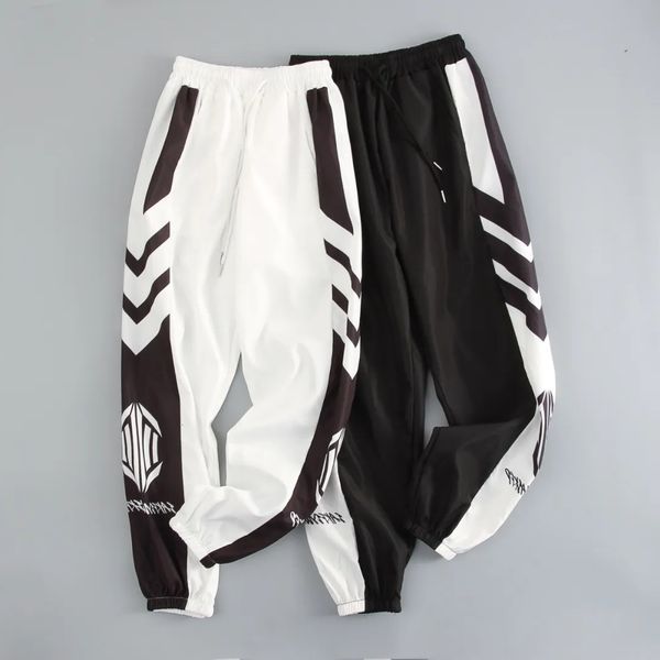 

a jian independent couple fashion korean simple loose legged fashionable pants