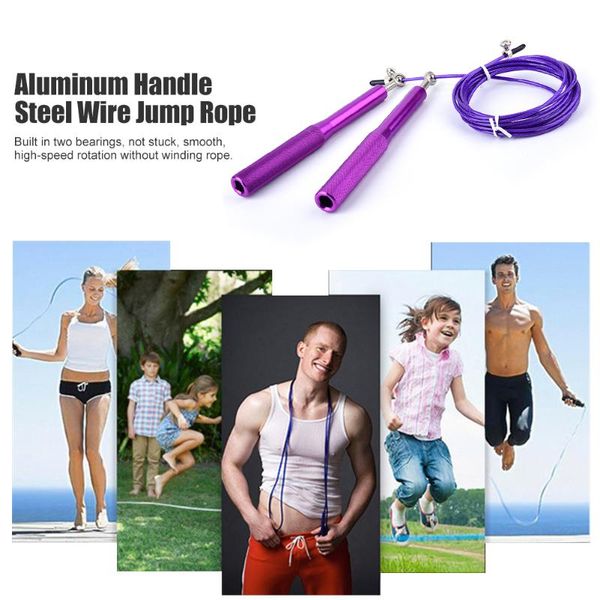 

jump ropes skipping rope portable adjustable sport anti-slip jumping fitness equipment trainers force core training exercises tool