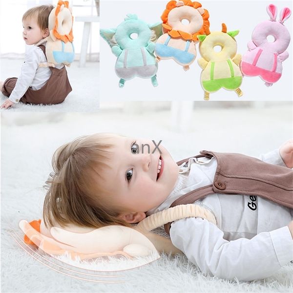 

toddler headrest pillow cartoon modeling baby head protection neck baby head nusing drop resistance backpack type helmet lj201208