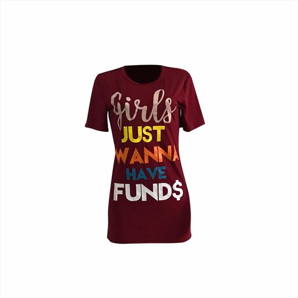 

2020 новый летний с коротким рукавом футболка женские письма вершины леди футболки падение доставки, White