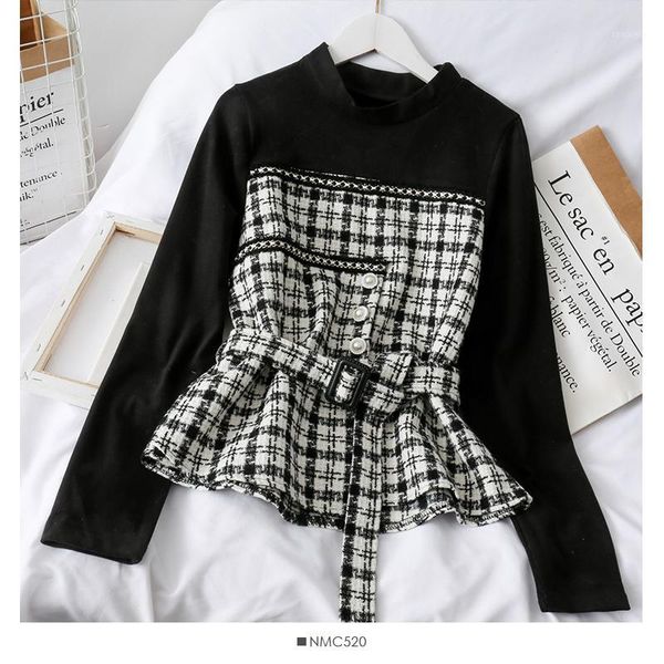 

korean style fashion blouse women long sleeve loose shirt spring autumn hit color vertical office ladies sashes shirts1, White