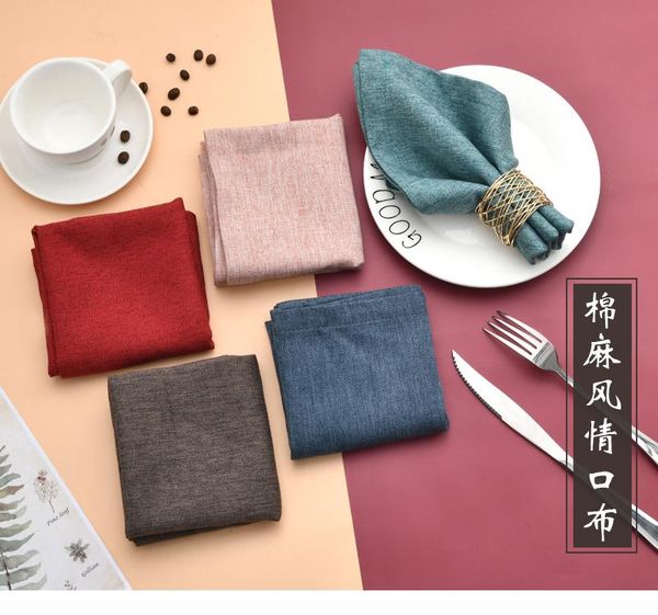 

4 x cloth napkin wedding home party dinner table decor accessories
