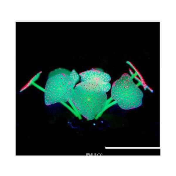 

sile artificial fish tank aquarium coral plant o qylueo packing2010