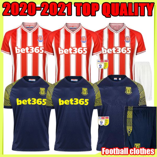 

20 21 stoke city home away clucas gregory campbell football shirt 2020 2021 stoke city red black mcclean vokes afobe soccer jerseys, Black;yellow