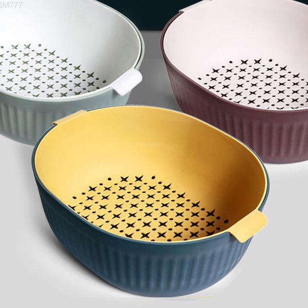 

net red fruit tray living room plastic double layer dish, household kitchen basin drain basket handicraft