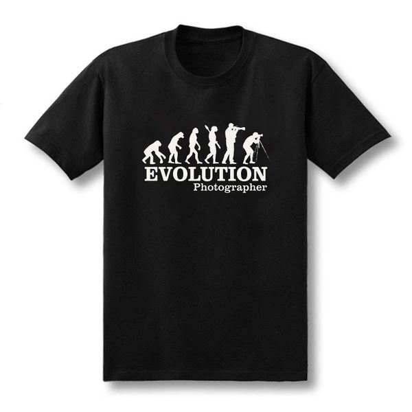 

sport new summer pgrapher evolution men t-shirt funny cameraman men cotton short sleeve t shirts pgraphy tees