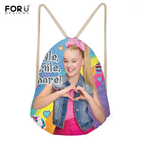 

forudesigns 3d print school bags for teenage girls drawstring bag students casual bookbag travel beach bag bolsa1