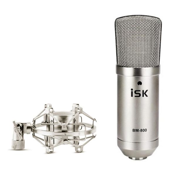 

isk bm-800 sound recording microphone condenser mic for studio and broadcasting