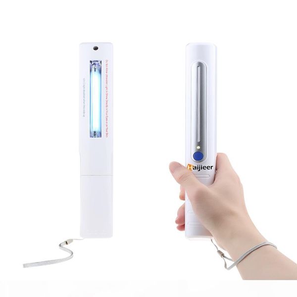 

handheld portable uvc sterilization stick disinfection rod, Silver