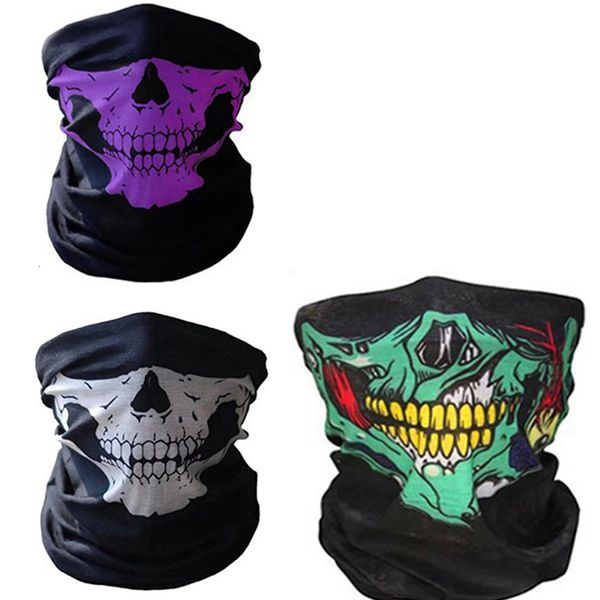 

scary skull mask festival festive masks halloween skeleton outdoor motorcycle bicycle multi masks scarf half face mask rra3104