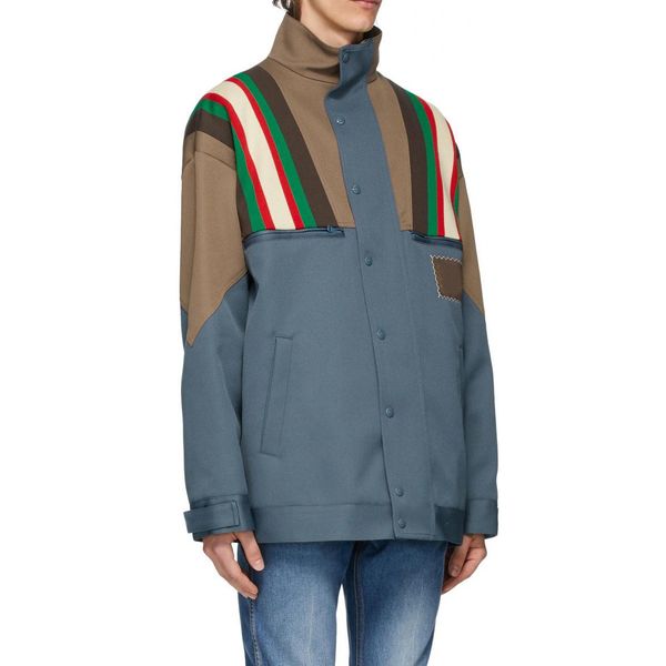 

1020 2020 autumn brand same style coat button lapel neck fashion womens clothes plaid striped s m  changji, Black;brown