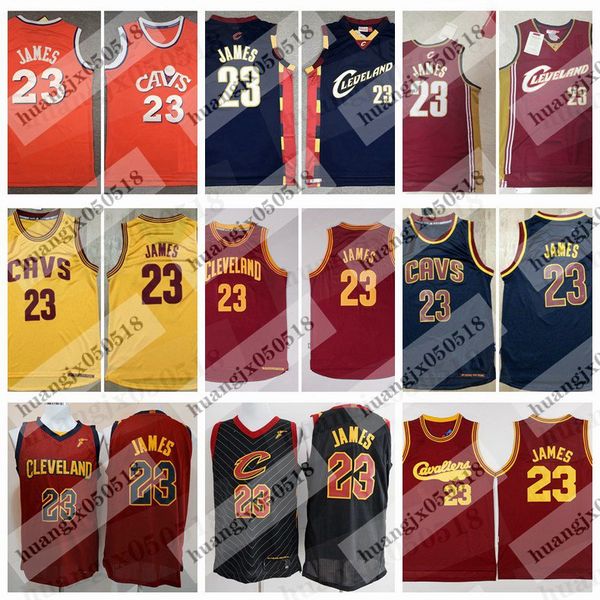 

men lebron 23 james basketball jerseys cc team retro, Black;red