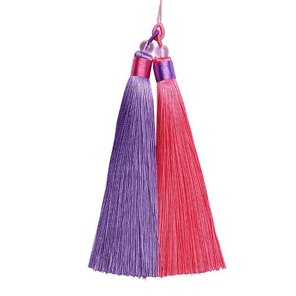 

mibrow new 13cm long double colors for 1set earrings charms tassels for diy jewelry making findings borlas piel h jllyya