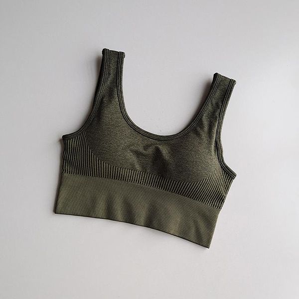 

women seamless power down sports bra push up yoga bra women gym brassiere running fitness workout striped sportswear bbyrid homebag