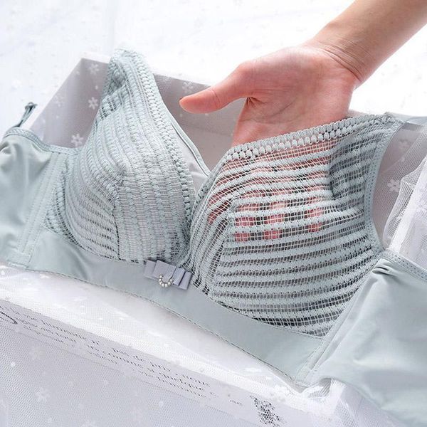 

plus size bra ultra thin push up bras for women underwear large size lace bras, Red;black