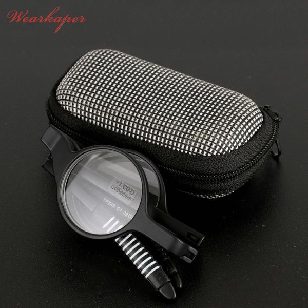 

wearkaper vintage slim ultralight foldable reading glasses men women tr90 frame anti fatigue reading eyeglasses 1.75 2.25 2.75, White;black