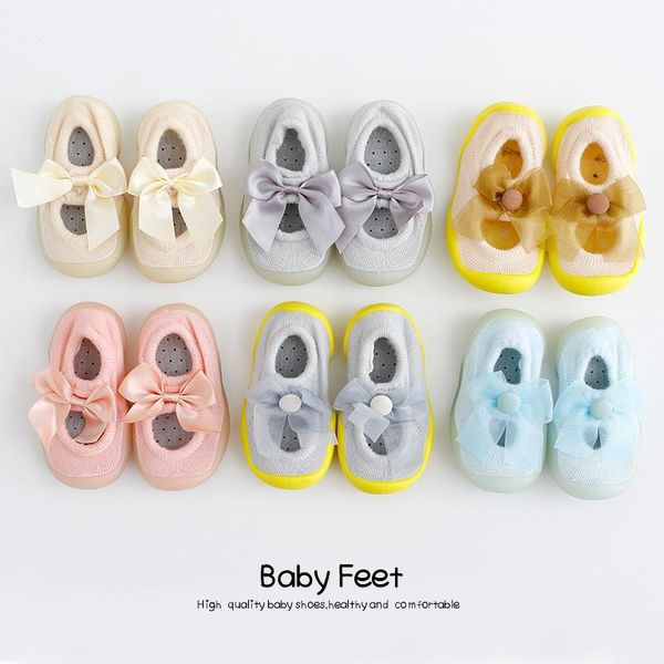 

first walkers 2021 born baby girls shoes butterfly-knot bow red black pink white soft soled non-slip crib wholesale