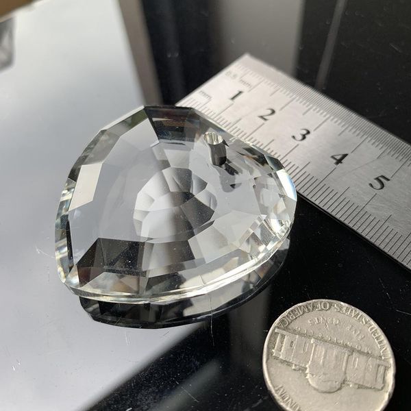 

45mm love сердце ограненное стекло из стекла crystal chastelier prism лампы часть шарм подвеска 1,8 в солнцезащитный советник висит diy h bb