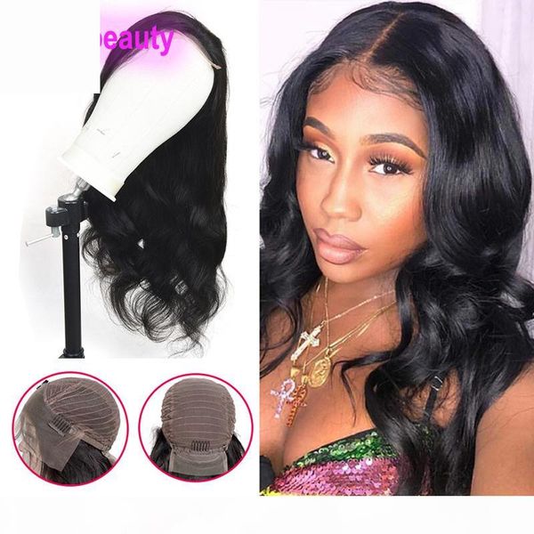 

13x4 lace front wig straight body wave deep wave brazilian virgin hair indian human hair 8-30inch natural black pre plucked lace front wigs, Black;brown