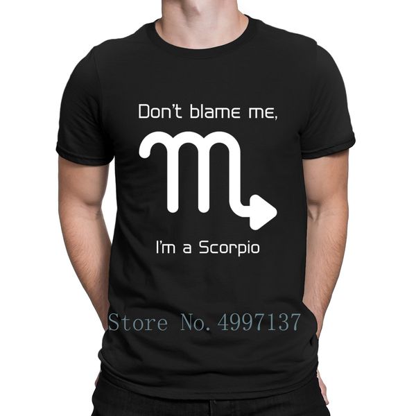 

don't blame me i'm a scorpio t shirt novelty tee shirt spring autumn gift breathable personalized trend shirt sport hooded sweatsh