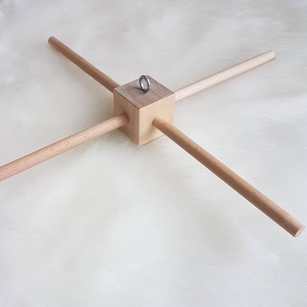 

set of 10 hanger frame diy baby mobile holder in natural wood crib bell 1020