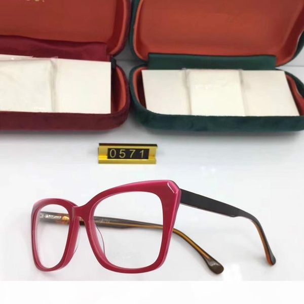 

temple53-17-145for gg0571 prescription glasses case imported pure glasses full-set elastic high-quality plank frame optical whol eitp