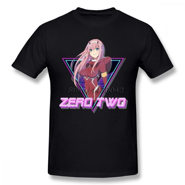 

darling in the franxx zero two t-shirt for men plus size cotton team tee shirt 4xl 5xl 6xl camiseta sport hooded sweatshirt hoodie