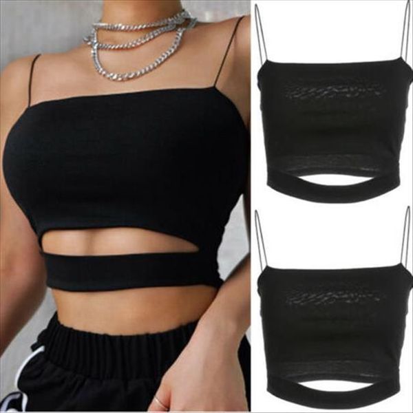 

women vest tank cami shirt bralette bra bustier sleeveless crop woman black camis summer casual streetwear 2020 new arrival, White