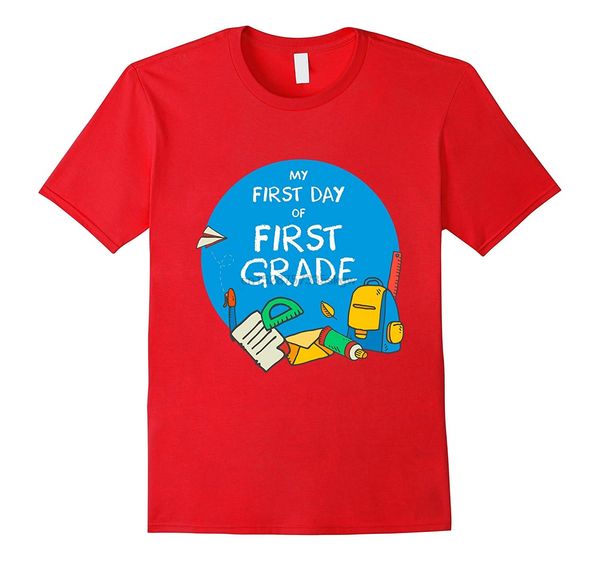 

fashion men my first day of first grade new school year hoodie designers t shirts sweatshirt