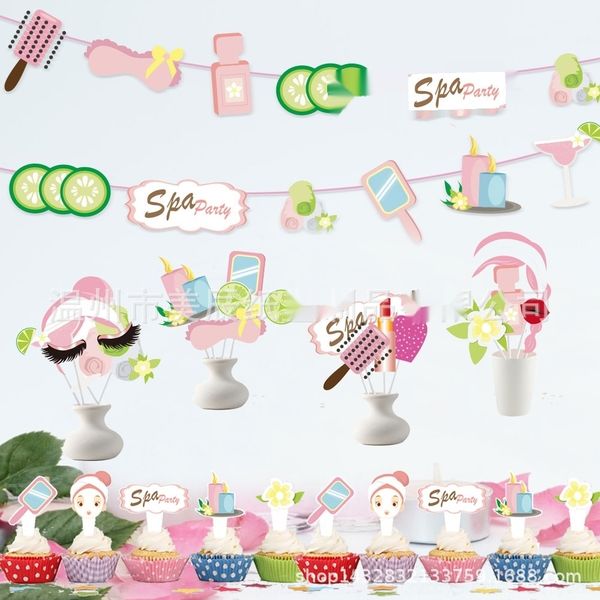 

df0wl new spa boudoir theme signature banner p prop props and party princess little decoration props set set saclc