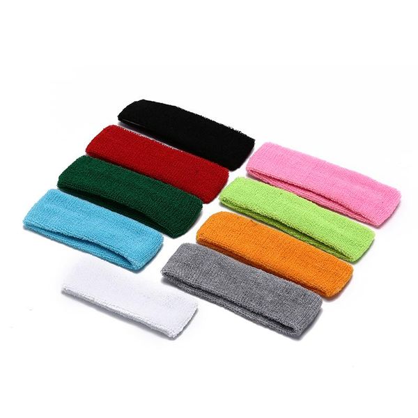 

5cm universal sweatband basketball gym yoga sports stretch headband head band hair band sweat for men women, Yellow;black