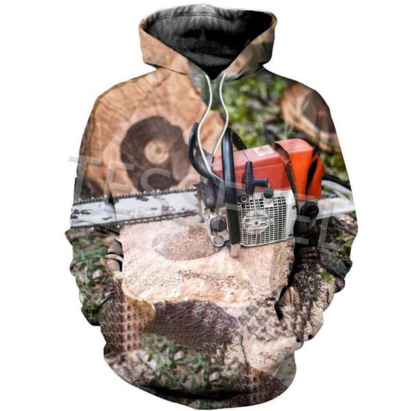 

tessffel бензопилой лесоруб forest porter 3d printed hoodie harajuku одежда толстовка мужская повседневная куртка пуловер style3, Black