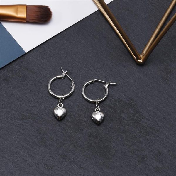 

сохот новый рождественский день геометрический кросс звезда луна сердце глаза кулон женщины hoop серьги крошечные chic unisex party ювелирны, Black;white