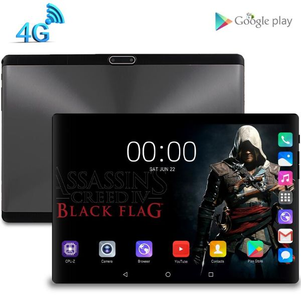 

tablet pc original 10.1 inch octa core 4g phone call google market gps wifi fm bluetooth 10 tablets 8g+128g android 9.0