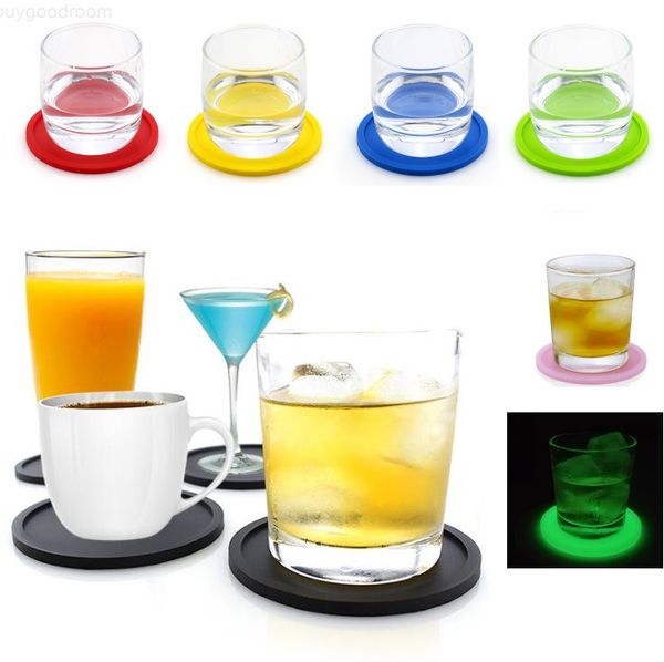 

silicone coasters cup anti-scald bowl pad coffee tea cup mats thickened teapot drink coasters for kitchen bar