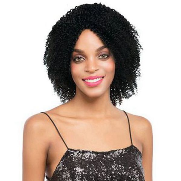 

lace front human hair wig with baby hair brazilian kinky curly lace wig for black women natural hairline, Black;brown