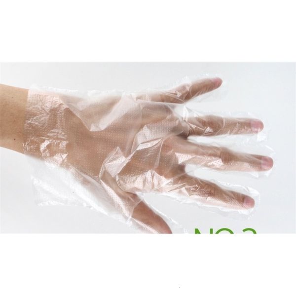 

100pcs/set eco-friendly disposable convenient one-off plastic gloves for kitchen food/cleaning/cooking/bbq processing su