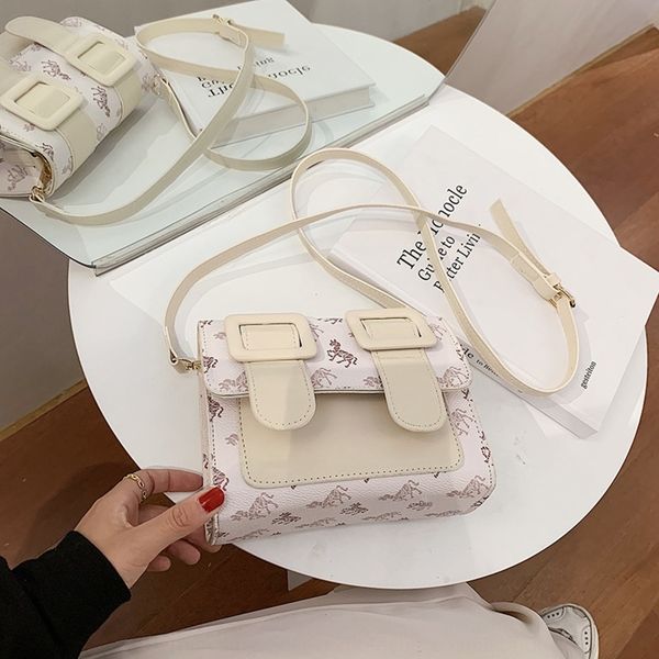 

summer small square fashion 2020 new fashion net red small square foreign style simple messenger bag women's versatile ins bag phx1h