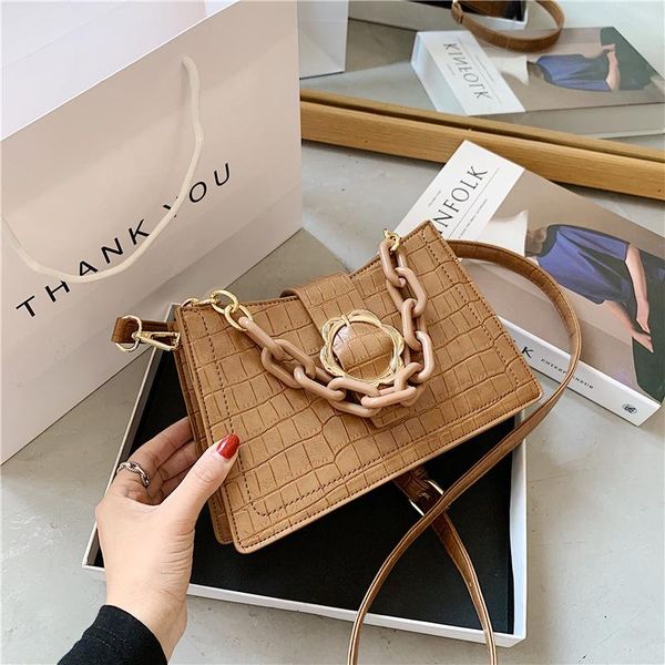 

women's bag versatile bag stone pattern 2020 fashionable new fashion women's handbag messenger