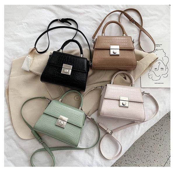 

stone patent mini crossbody bags for women 2020 small handbag small bag pu leather hand bag ladies designer tote bags