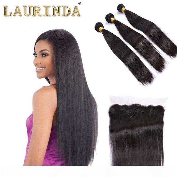 

wholesale remy human hair extensions 3 bundles with closure brazilian straight virgin hair bundle daily deals peruvian malaysian indian, Black;brown