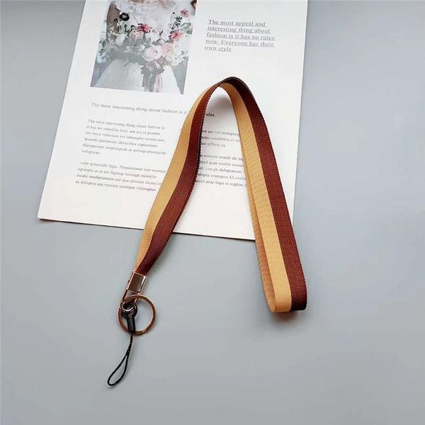 

2020 new multi purpose neck lanyard multi color weave pattern lanyard key id card gym mobile phone with usb badge clip lanyard h jllxic