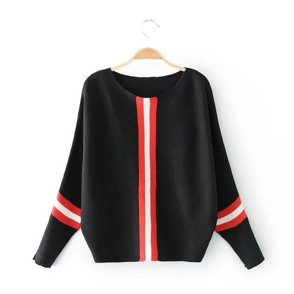 

weinsky casual style women knitted sweater and pullovers full sleeve ladies fashion sweaters female winter and autumn y200720, White;black