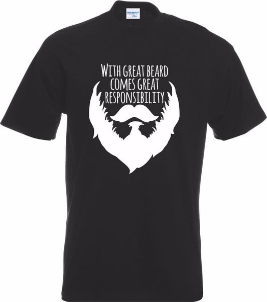 

tees summer style funny with a great beard comes great responsi bility bearded man s sport hooded sweatshirt hoodie men t shirt