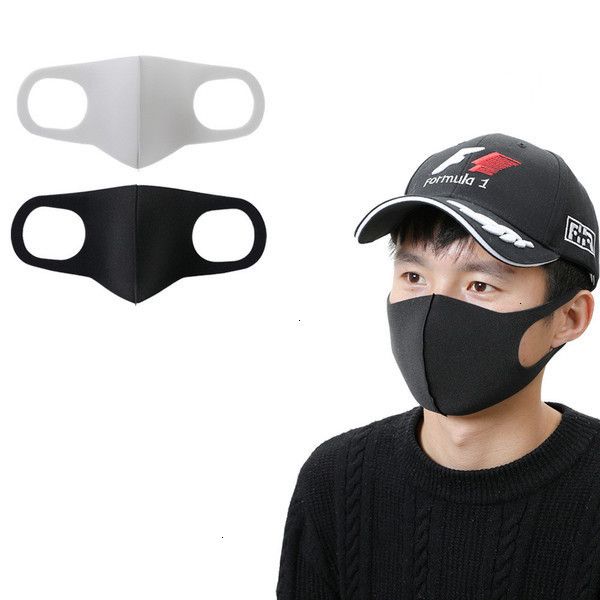 

dust washable black masks mouth face for sponge women men reusable mask protective f joho546