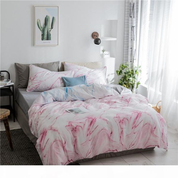 

2020 new 100% cotton bedding set 3 4pcs concise style include duvet cover sheet pillowcase 1.2m 1.5m 1.8m 2m home textile